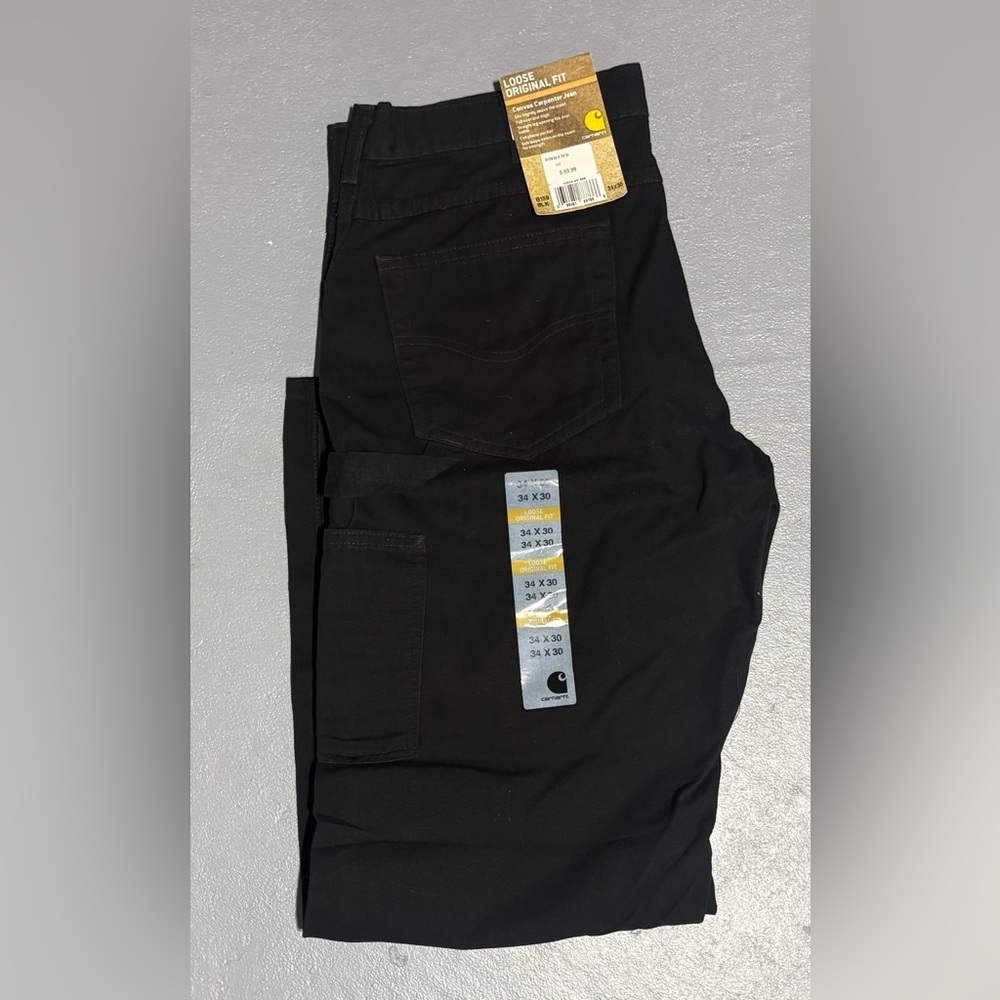Carhartt Men’s Black Loose Original Fit Jeans